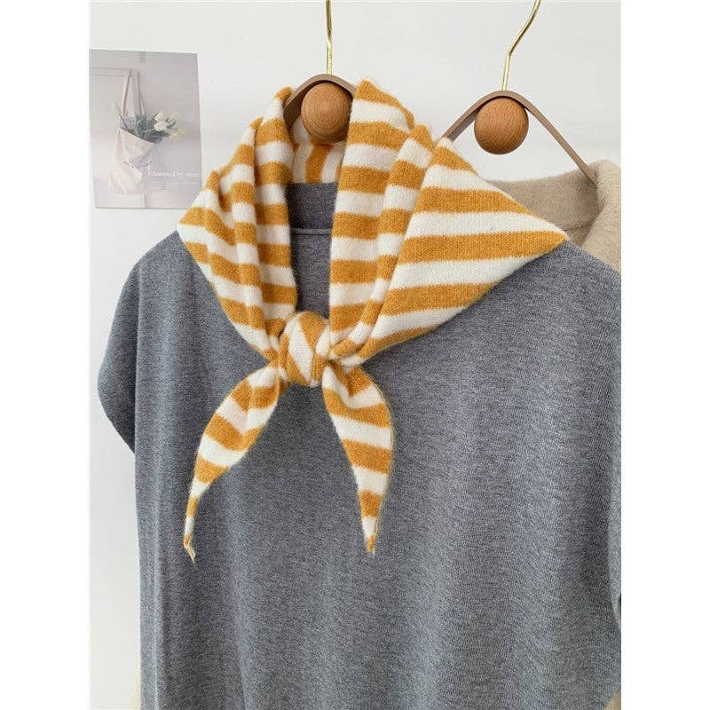 Knit Triangle Scarf