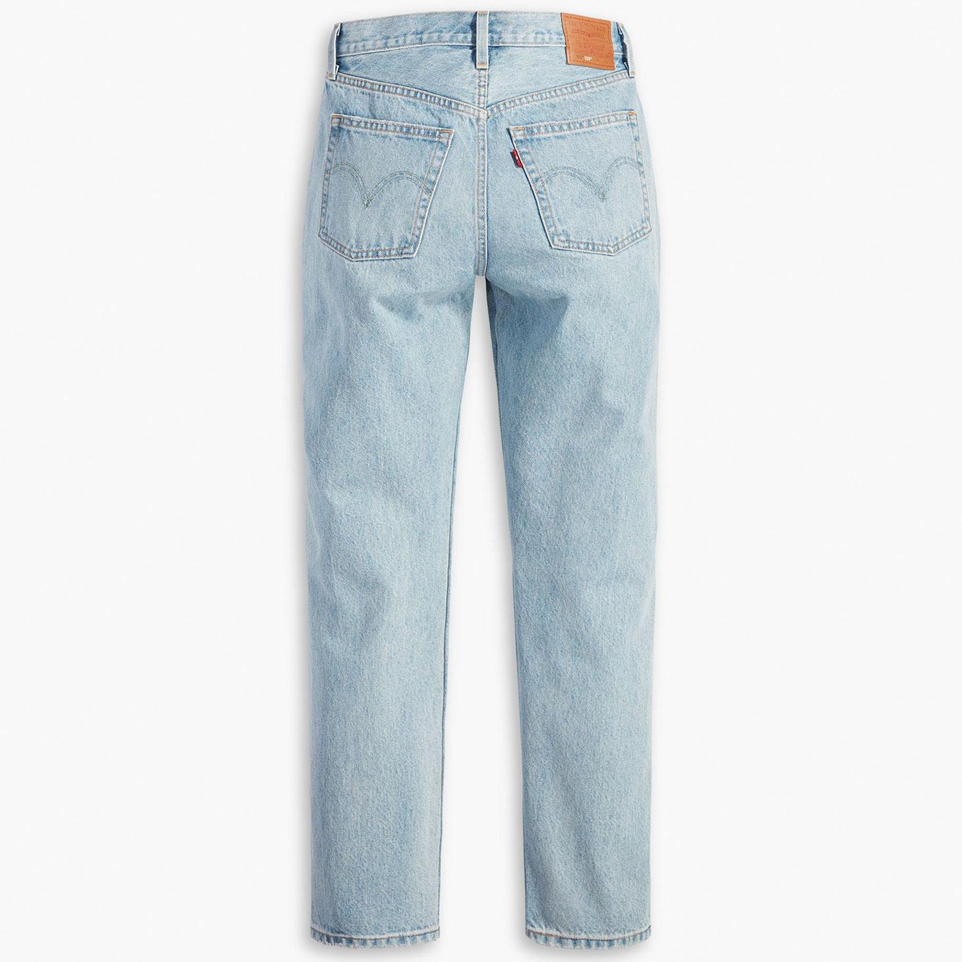 Patchwork Flower High Waist Straight Leg Jeans