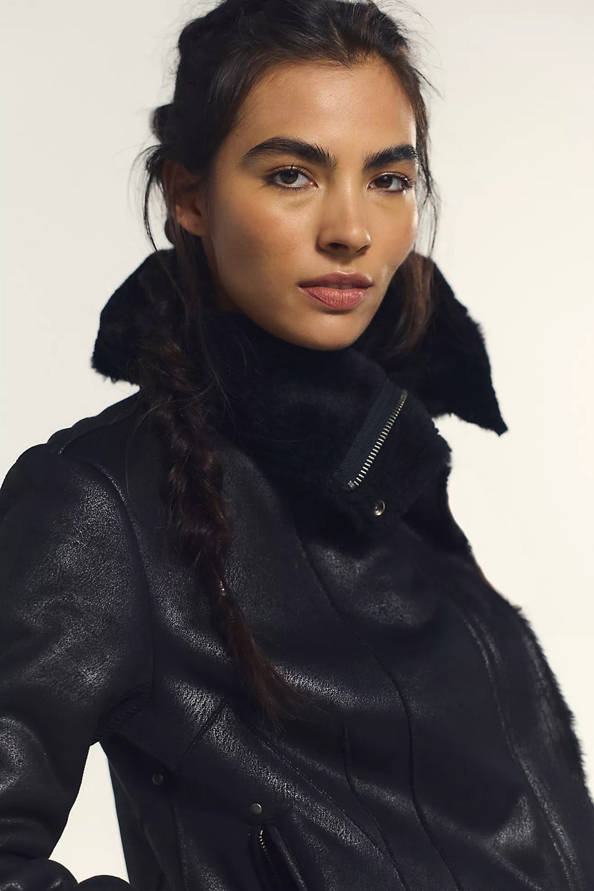 Fourline Shearling Aviator Jacket