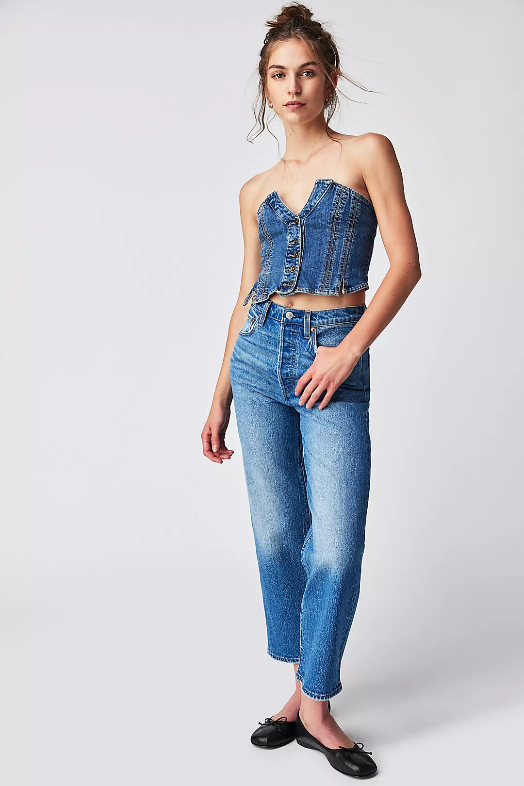 Ribcage Straight Ankle Jeans