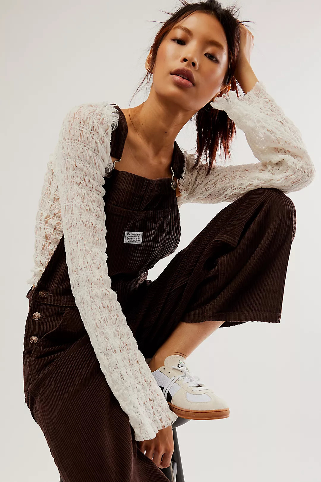 Levi's Baggy Cord Overalls