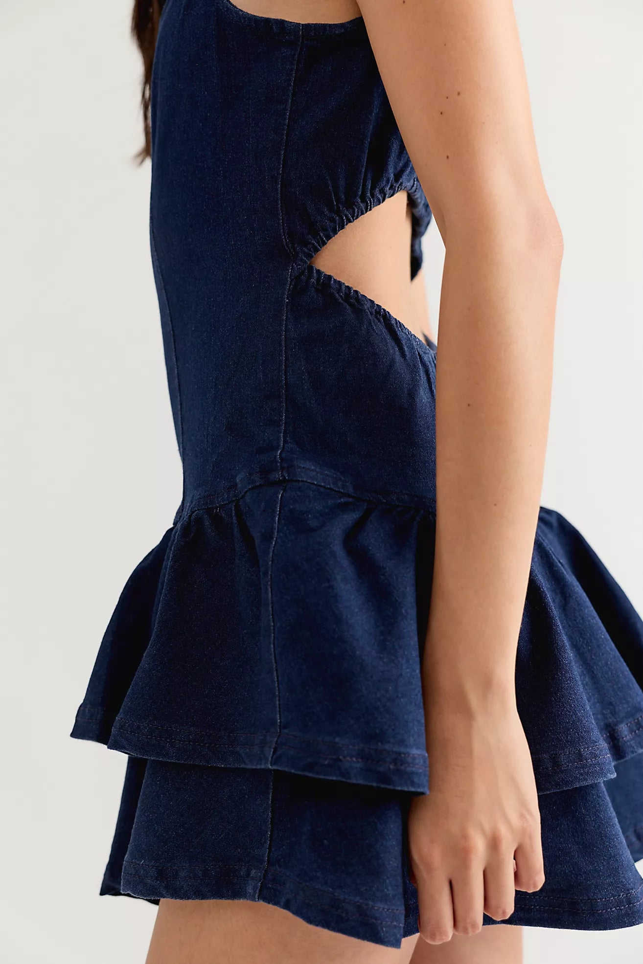 Slow Burn Denim Mini Dress