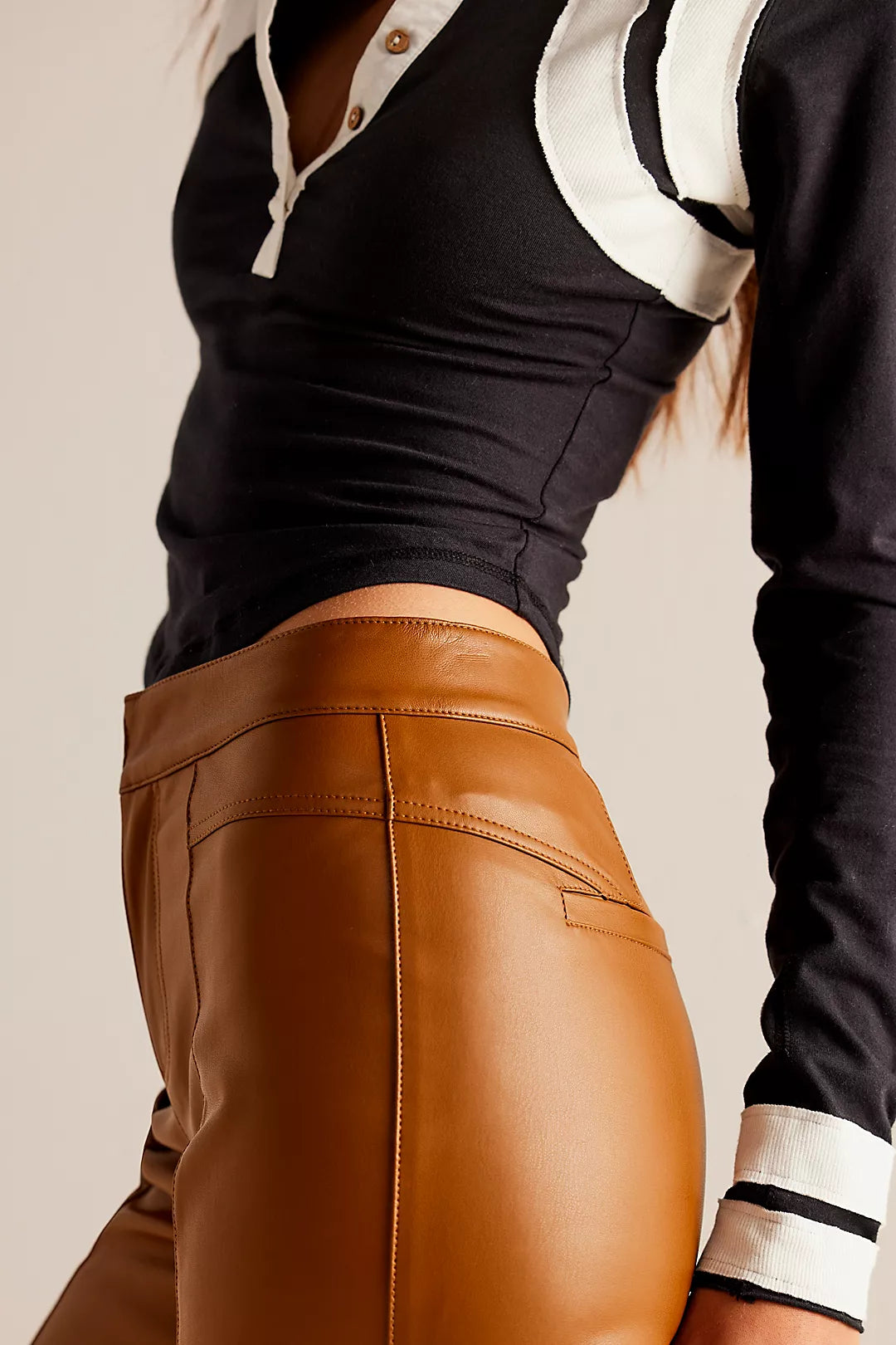 Uptown High-Rise Vegan Pants