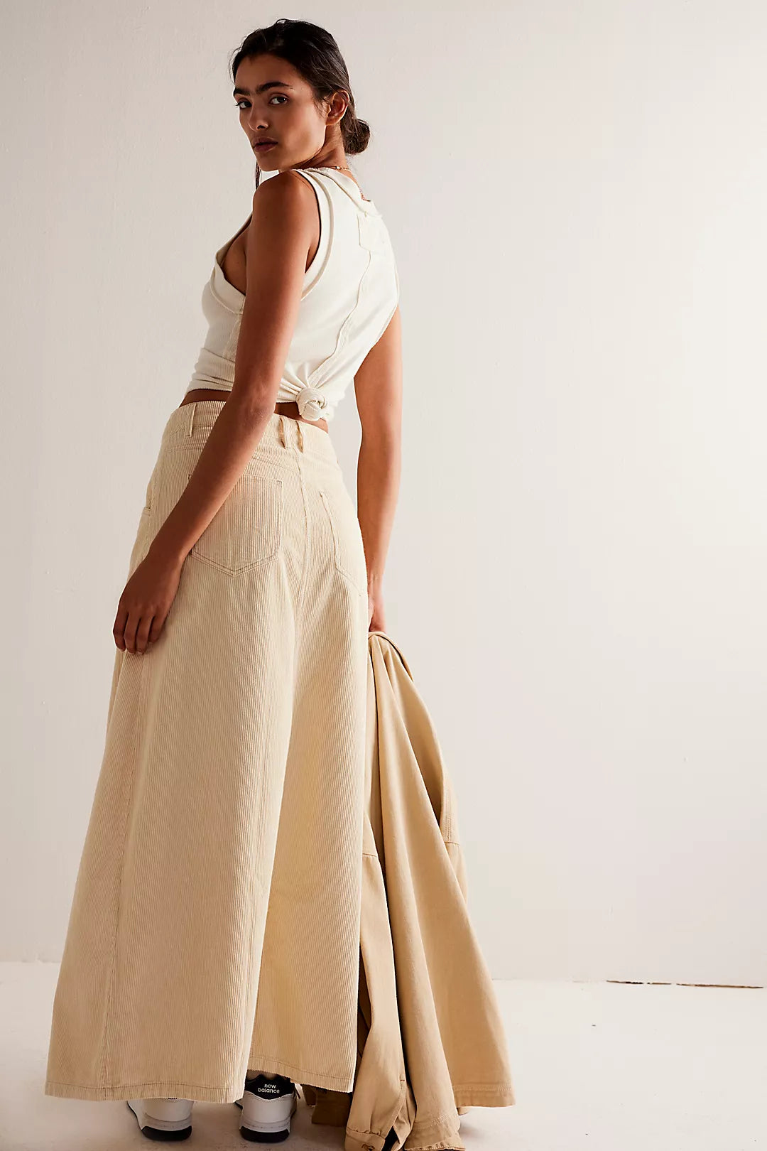 Come As You Are Cord Maxi Skirt