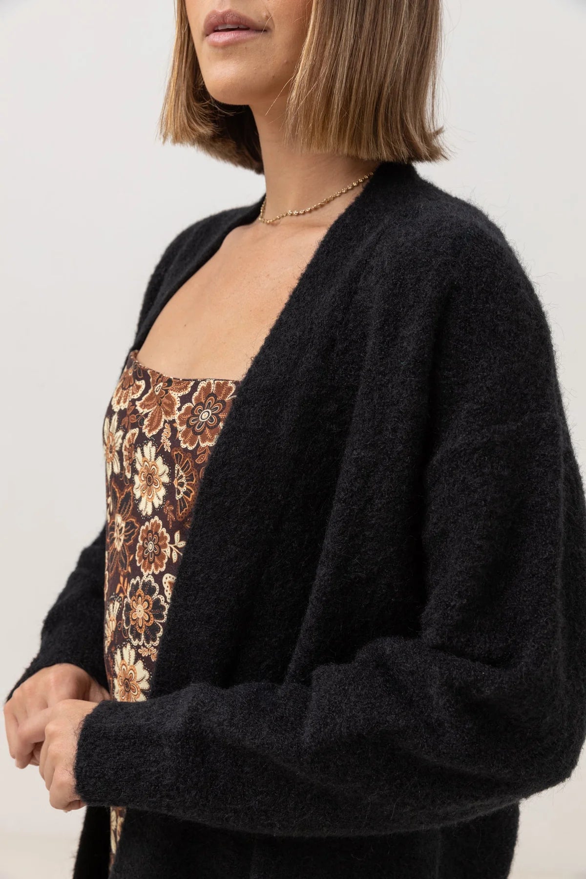 Cosy 2025 black cardigan