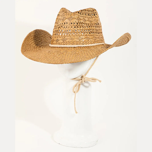 Straw Weave Cowboy Hat