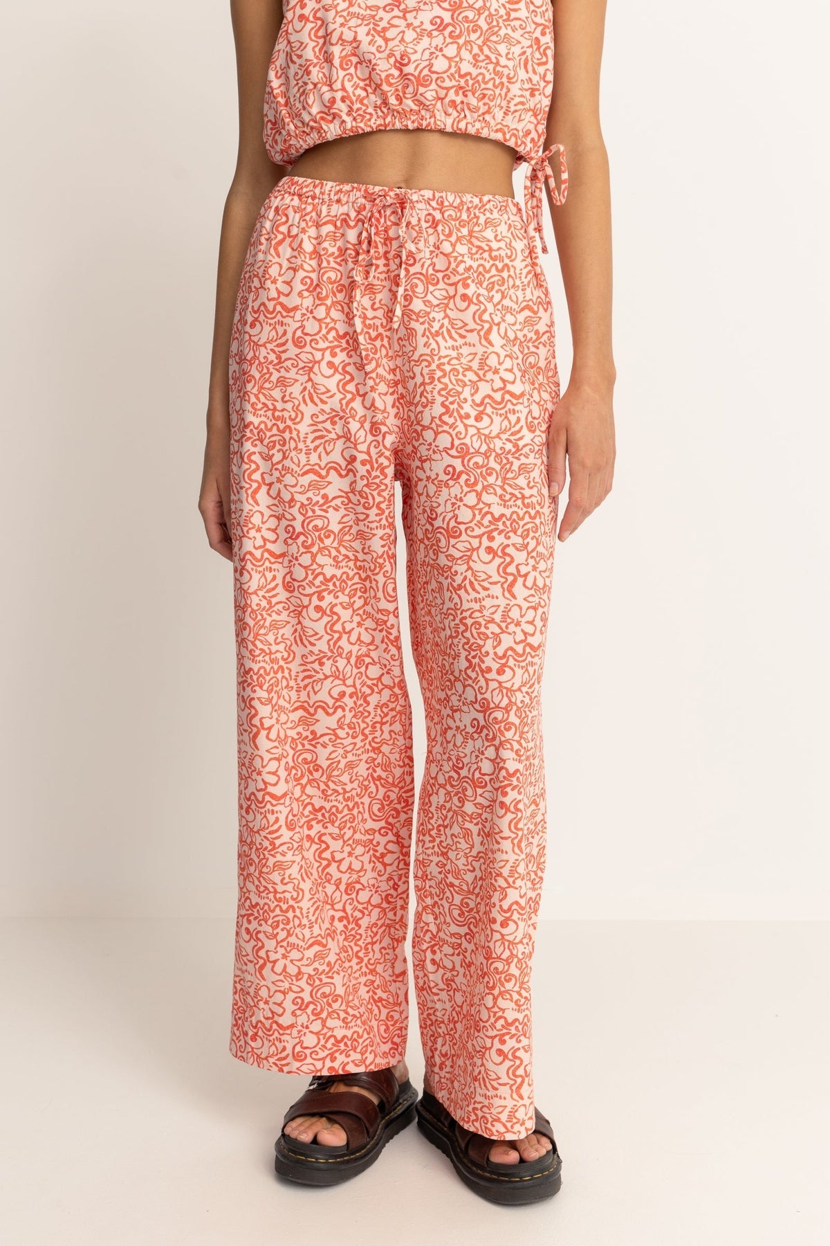 Islander Floral Drawstring Pant