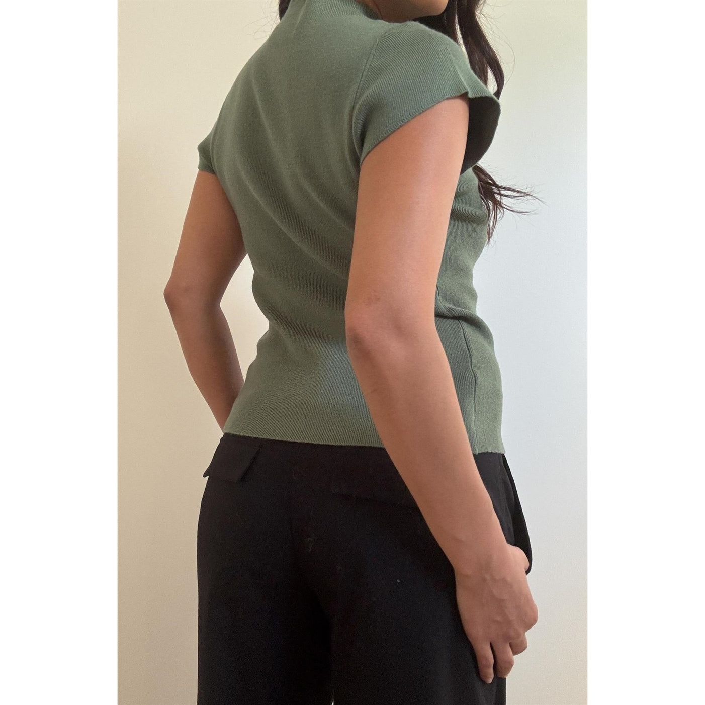 Mock Neck Sweater Top