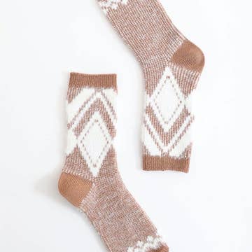 Diamond Pattern Socks