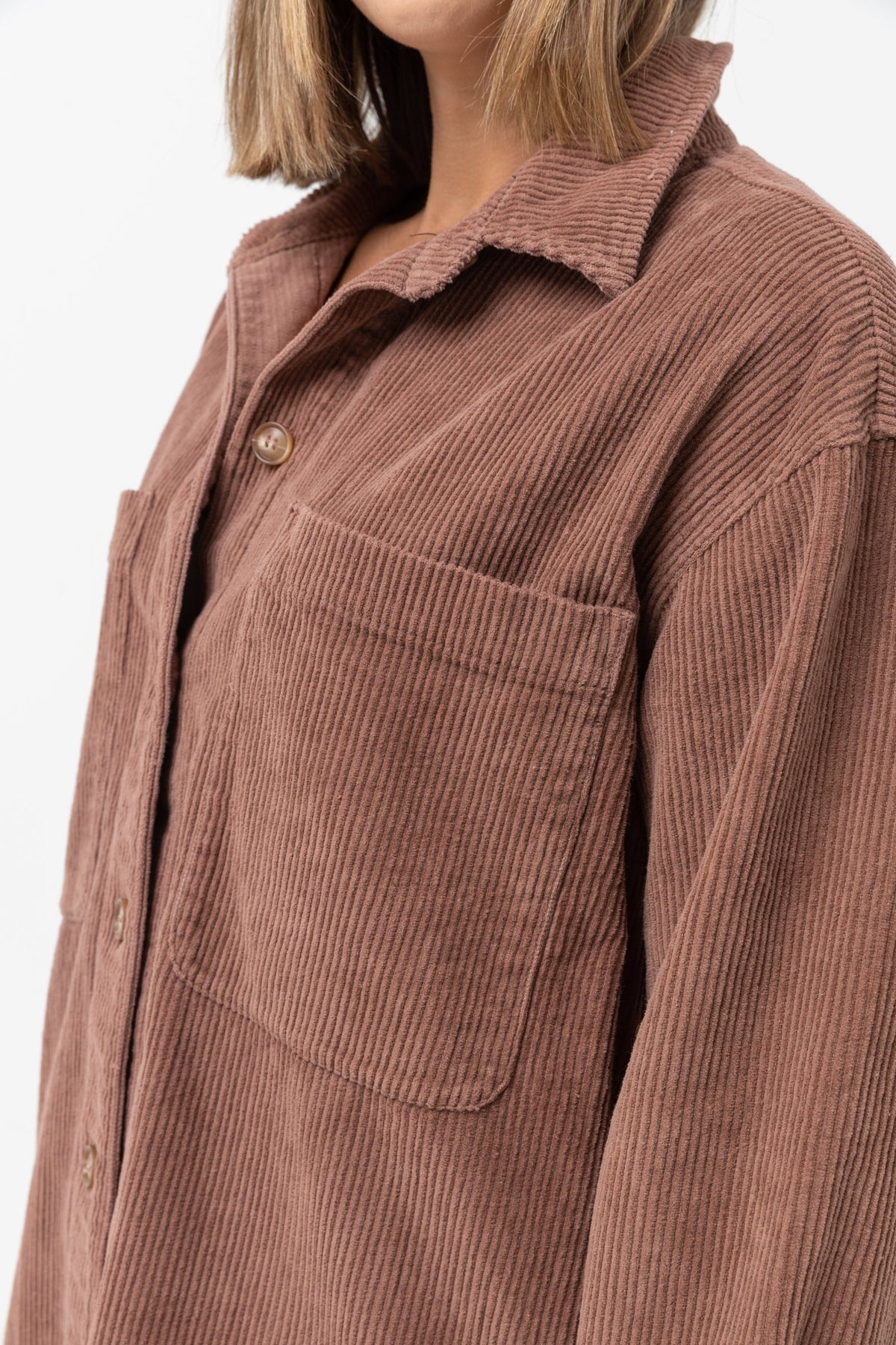 Corduroy Oversized Shacket