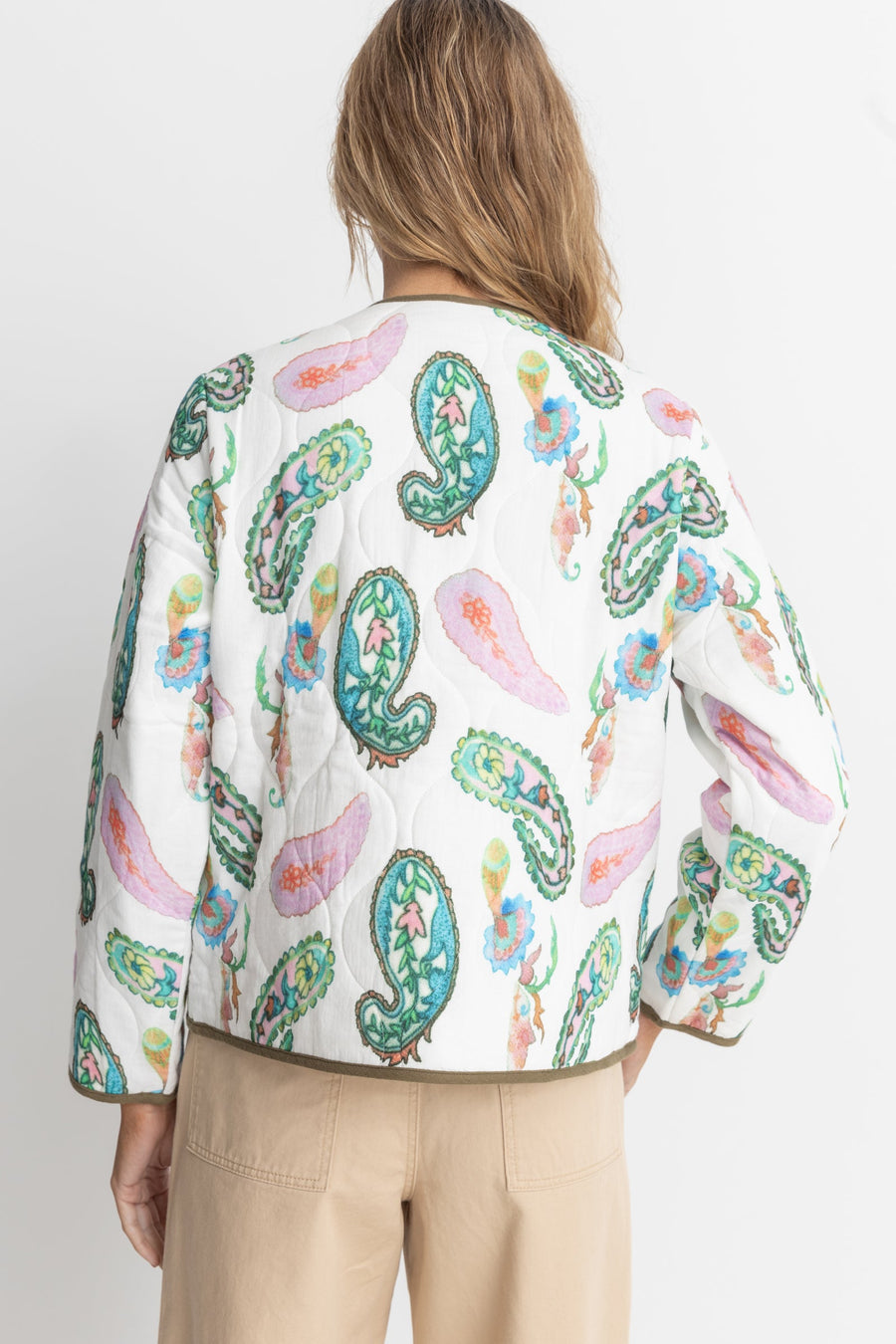 Brooklyn Paisley Quilted Jacket