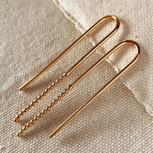 Shaped Drop Earrings