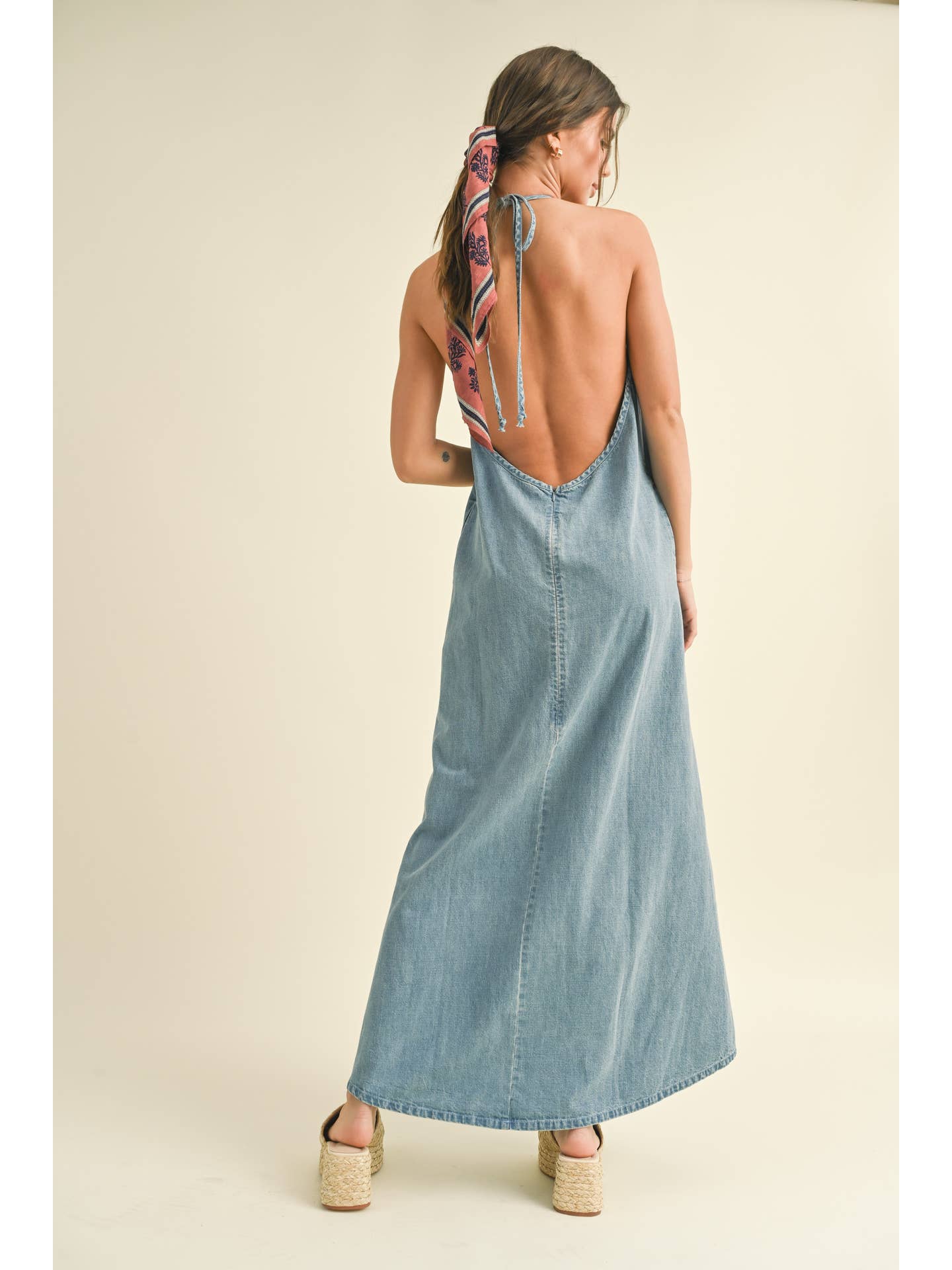 Washed Denim Maxi Dress – Blue Harvest Apparel Washed Denim Maxi Dress – Blue Harvest Apparel