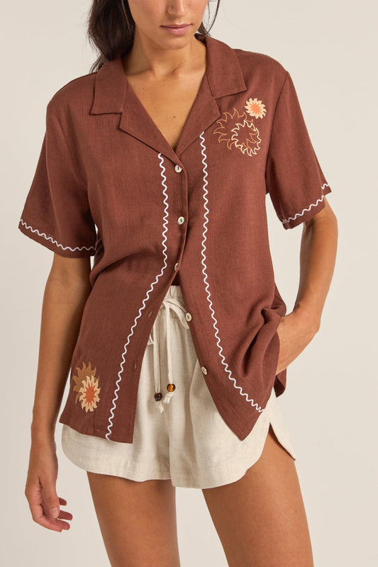 Solis Embroidered Short Sleeve Shirt