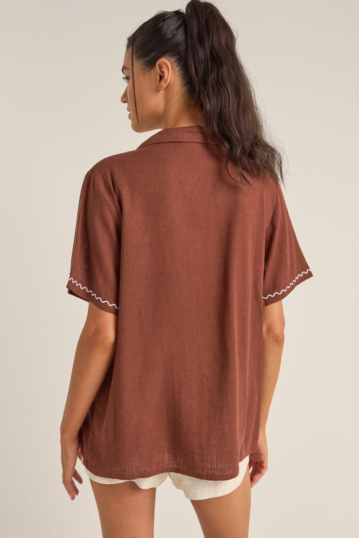 Solis Embroidered Short Sleeve Shirt