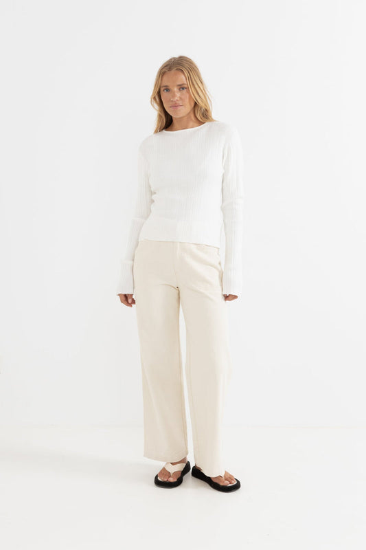 Essential Long Sleeve Knit Top