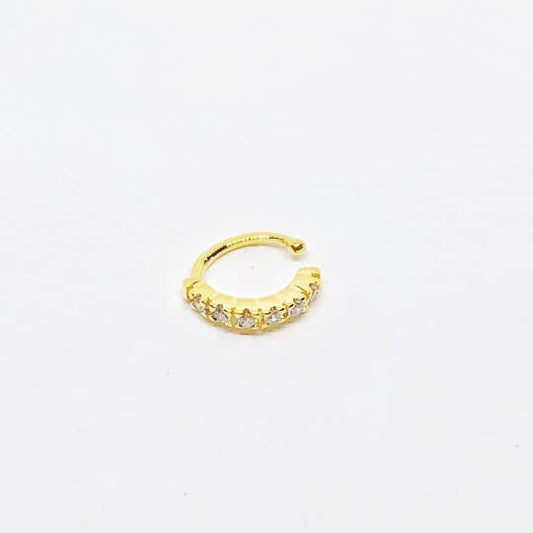 18k Gold Filled Cubic Zirconia Ear Cuff