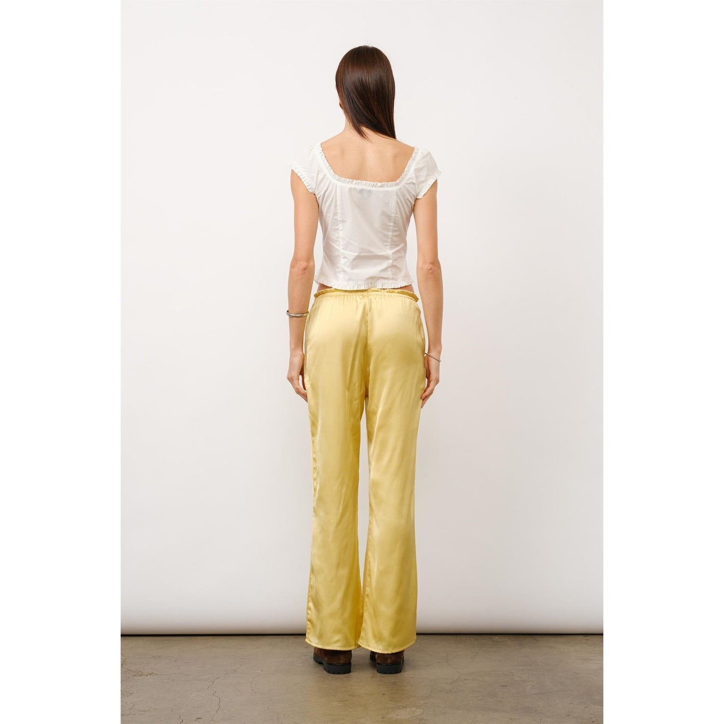 Cordelia Satin Drawstring Lounge Pants