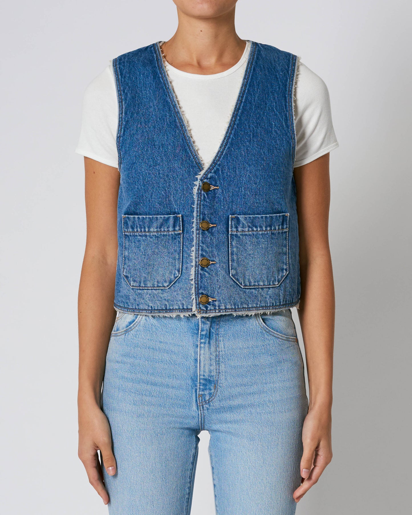 SHERPA VEST STEVIE BLUE