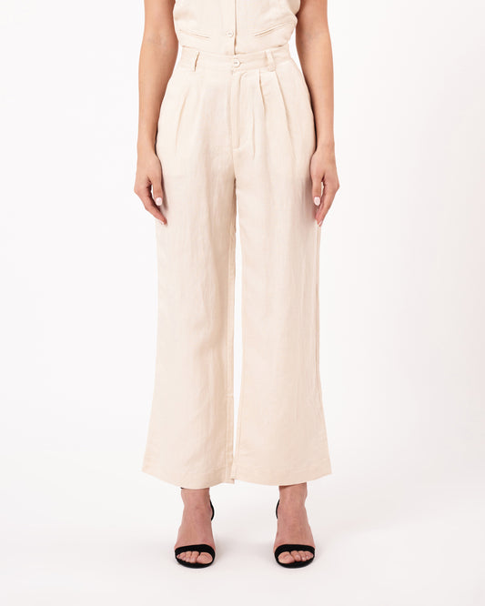 CHLOE PLEAT LINEN