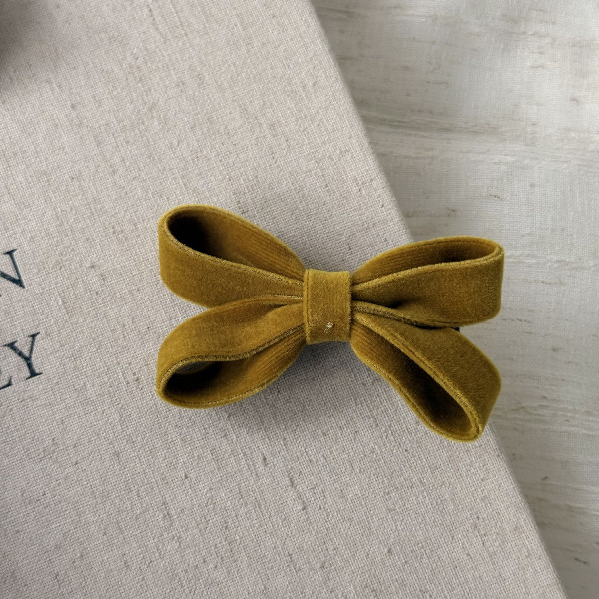 Velvet Bow Hair Clip