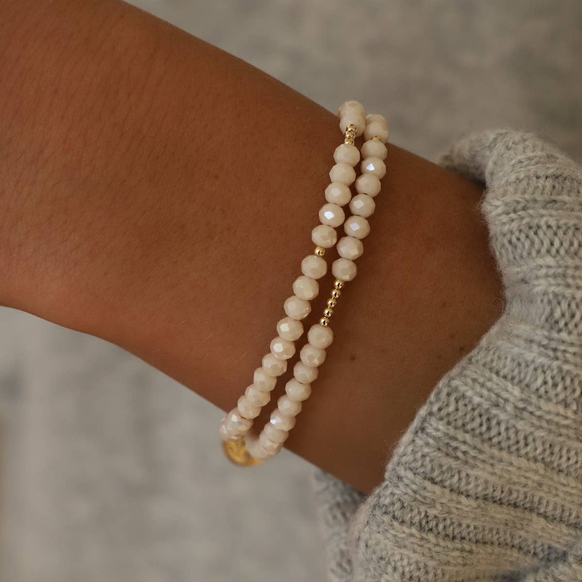 Blush Aura Wrap Bracelet