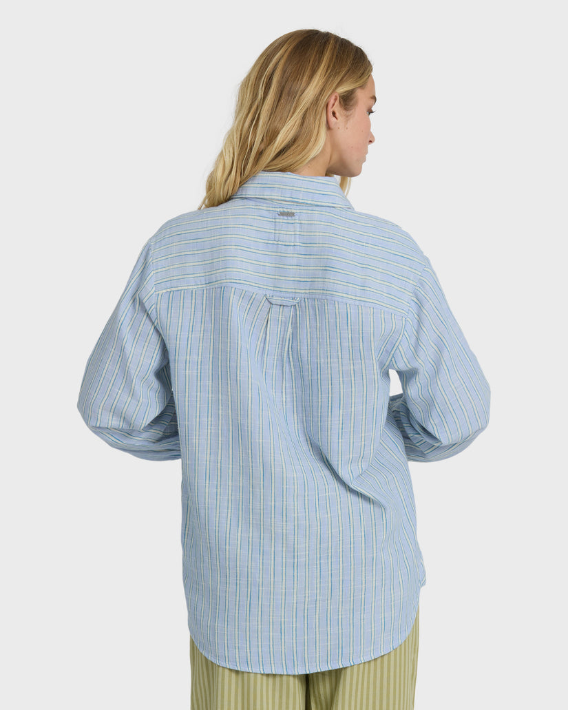 Wanderer Printed Long Sleeve Woven Top