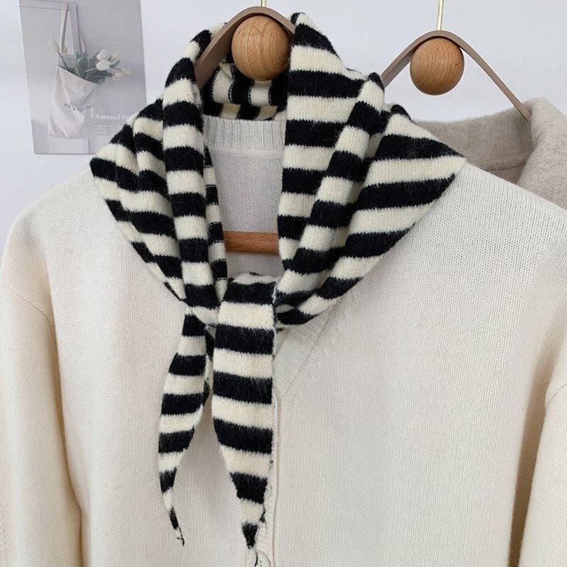 Knit Triangle Scarf