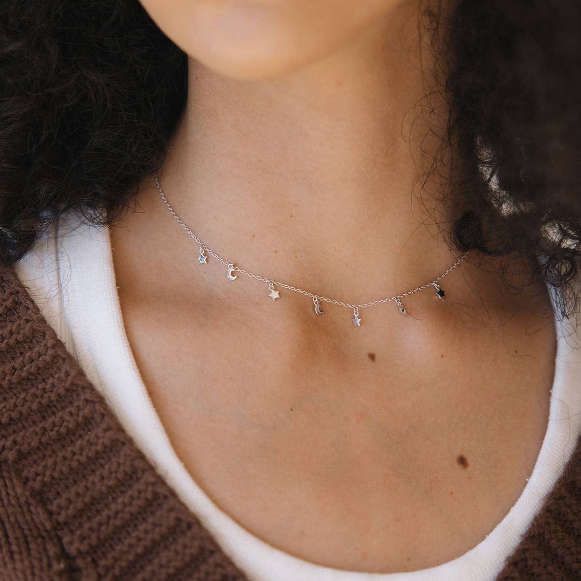 Star and Moon Choker