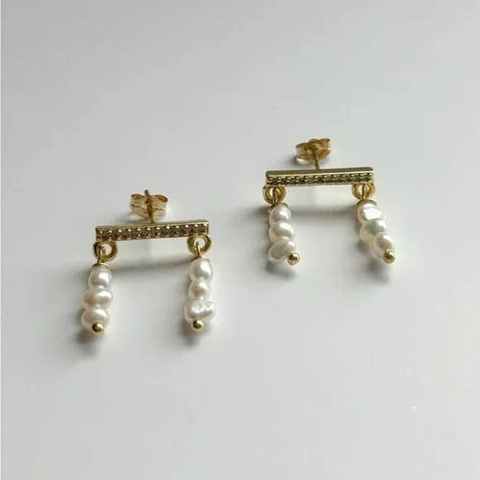 Duo Pearl Earrings