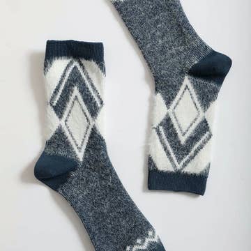 Diamond Pattern Socks