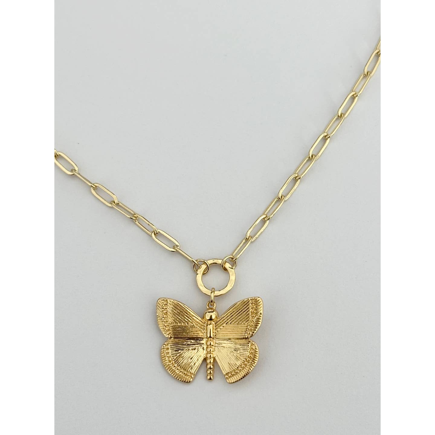 Honey Butterfly Necklace