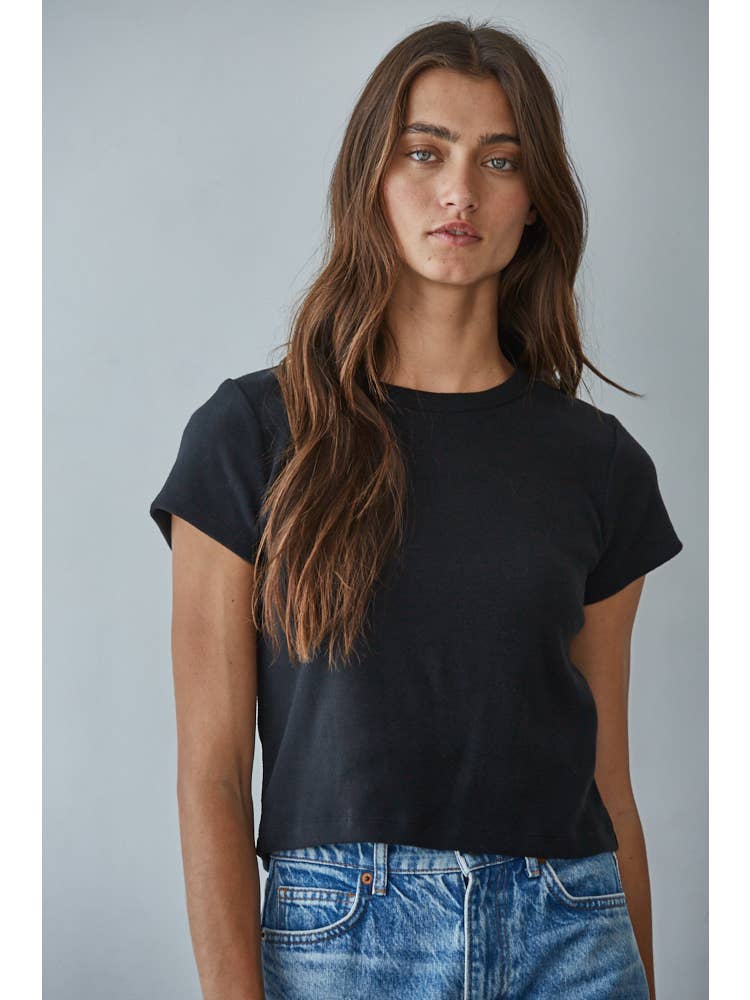 Short Sleeve Crop Top