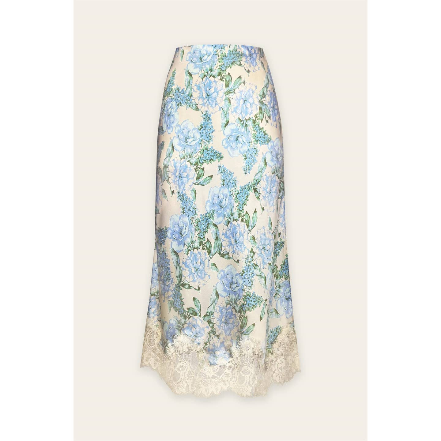 Stolen Love Lace Hem Pencil Skirt