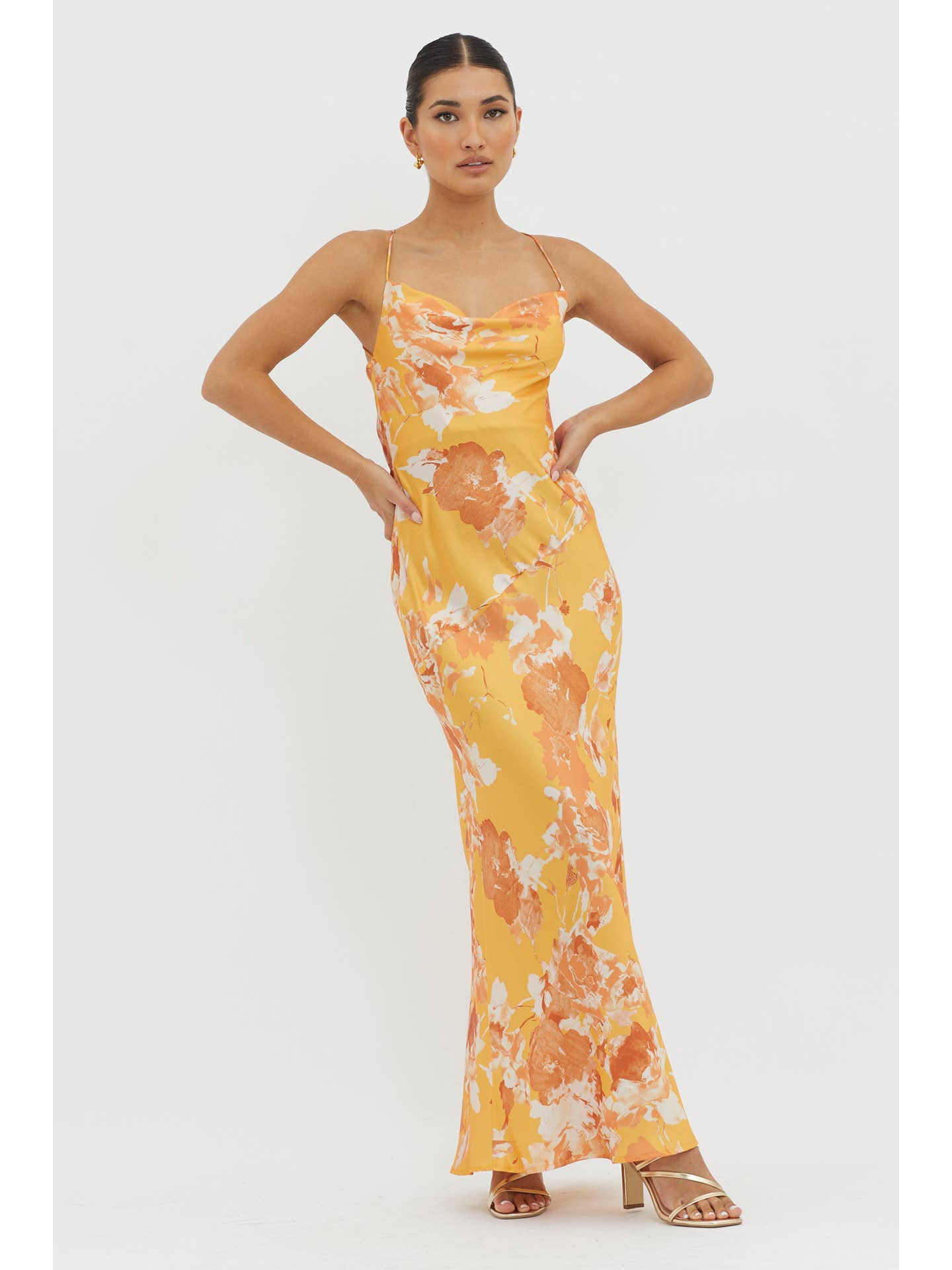 Floral Print Maxi Dress