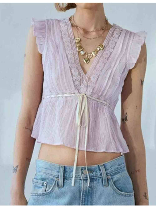 Flutter Babydoll Top