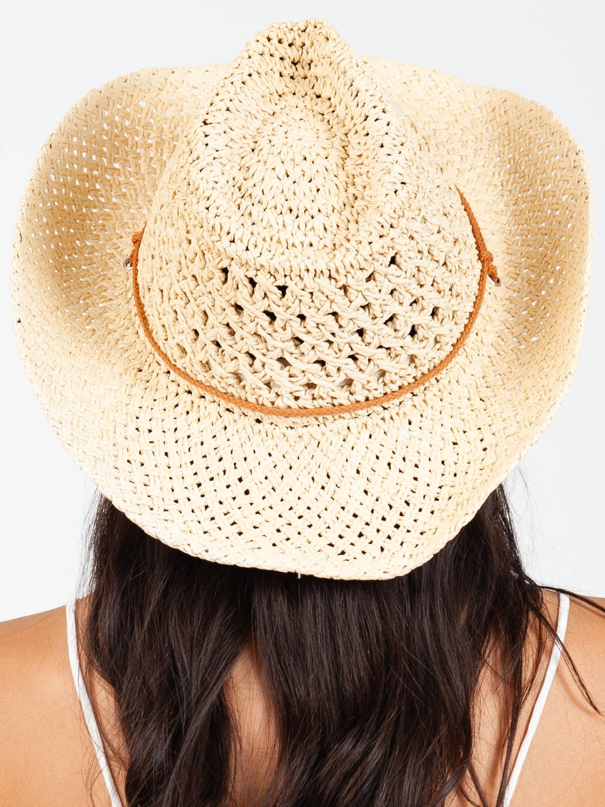 Maddie Cowgirl Brim Open Weave Hat