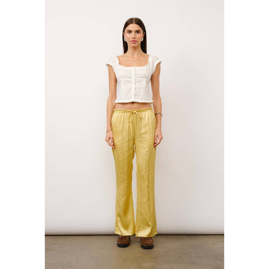 Cordelia Satin Drawstring Lounge Pants