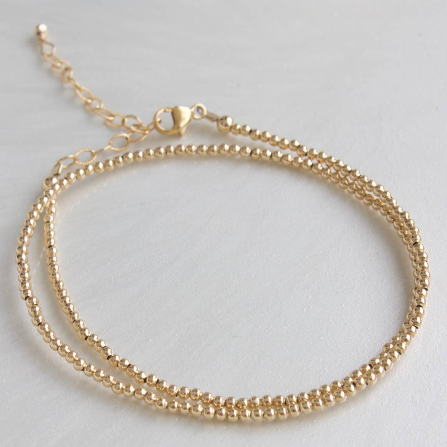 Gold Filled Double Wrap Bracelet