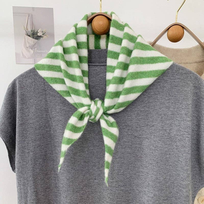 Knit Triangle Scarf