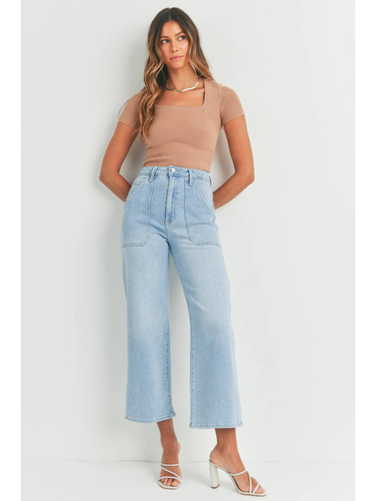 Cargo Pocket Wide Leg