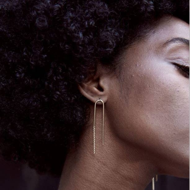 Shaped Drop Earrings