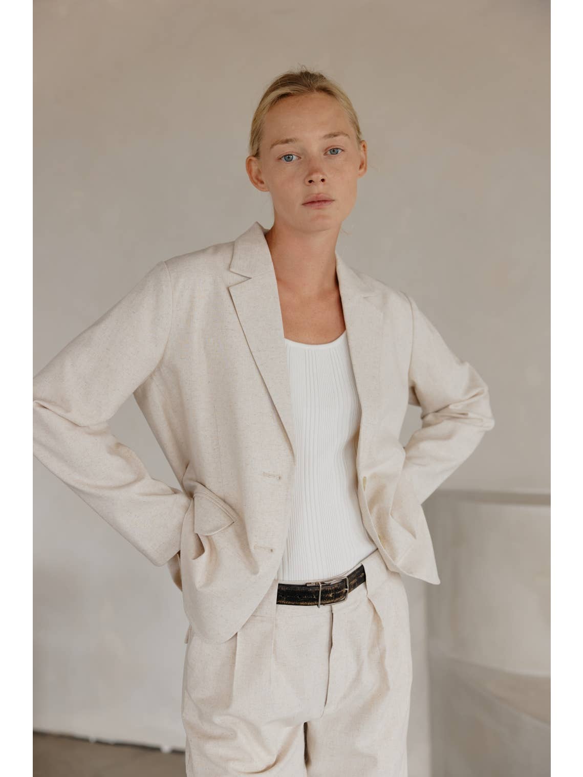 The Margaret Blazer | Relaxed Linen Blazer