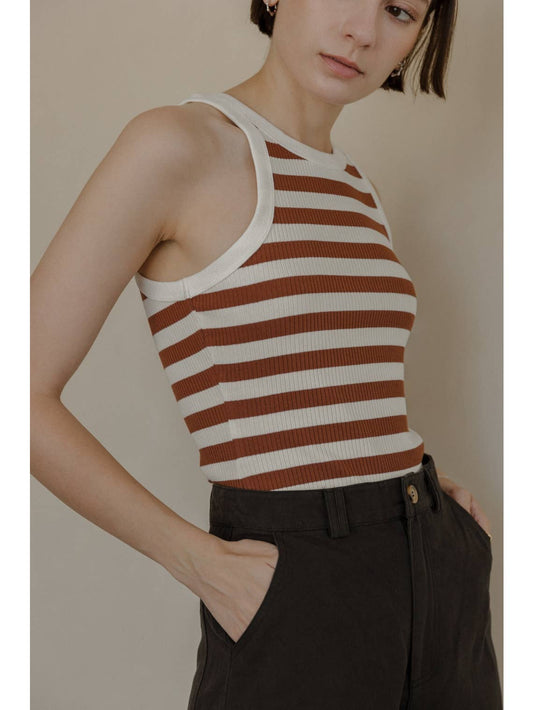 The Mitsch Top | Stripe Tank Top