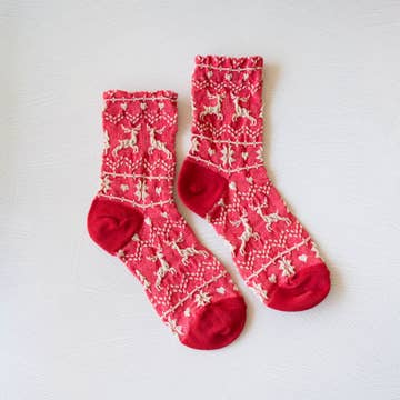 Christmas Glitter Crew Sock