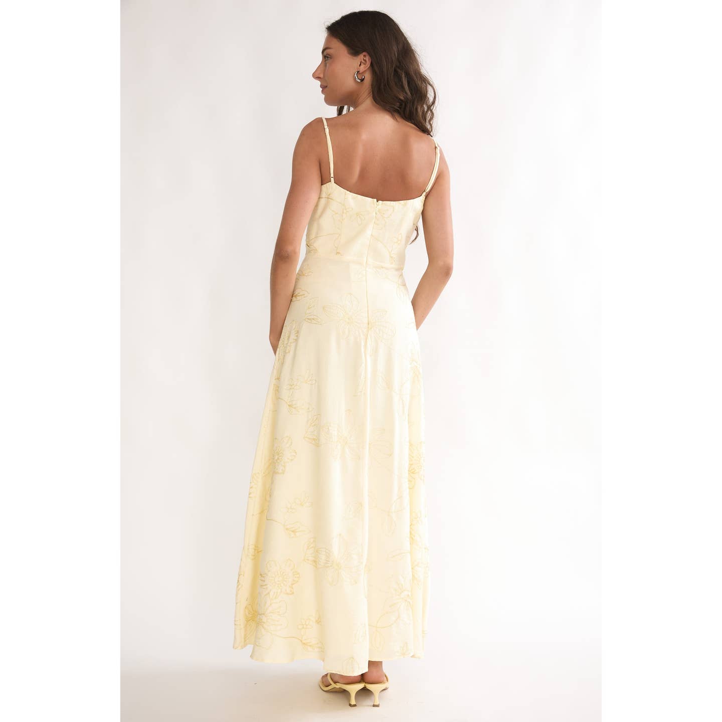 Floral Print Sleeveless Maxi