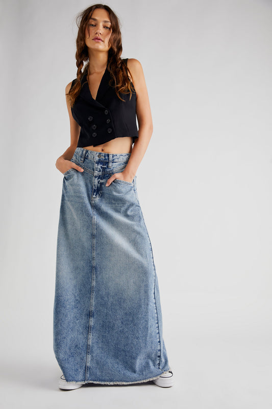 Come As You Are Denim Maxi