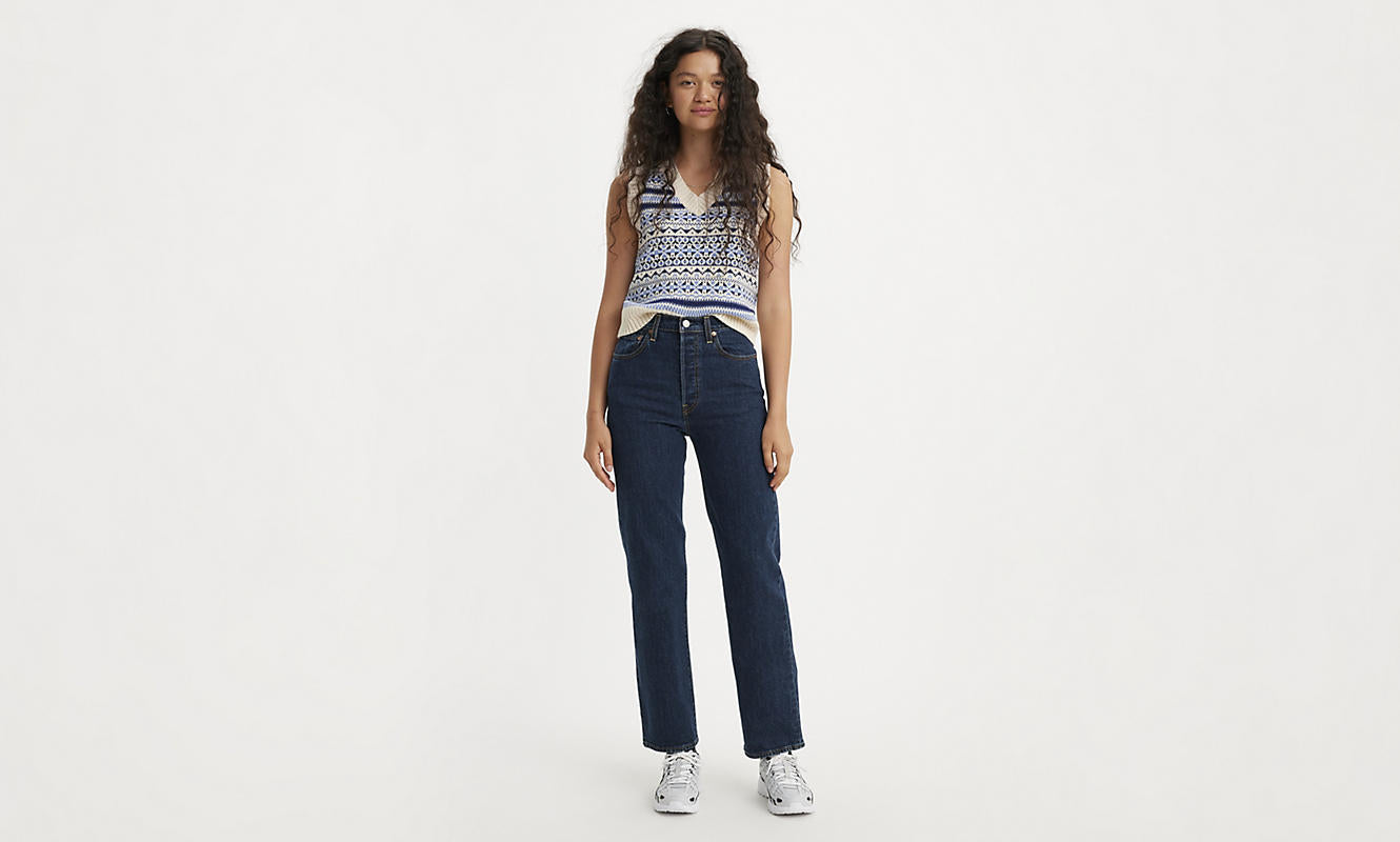 Ribcage Straight Ankle Jeans