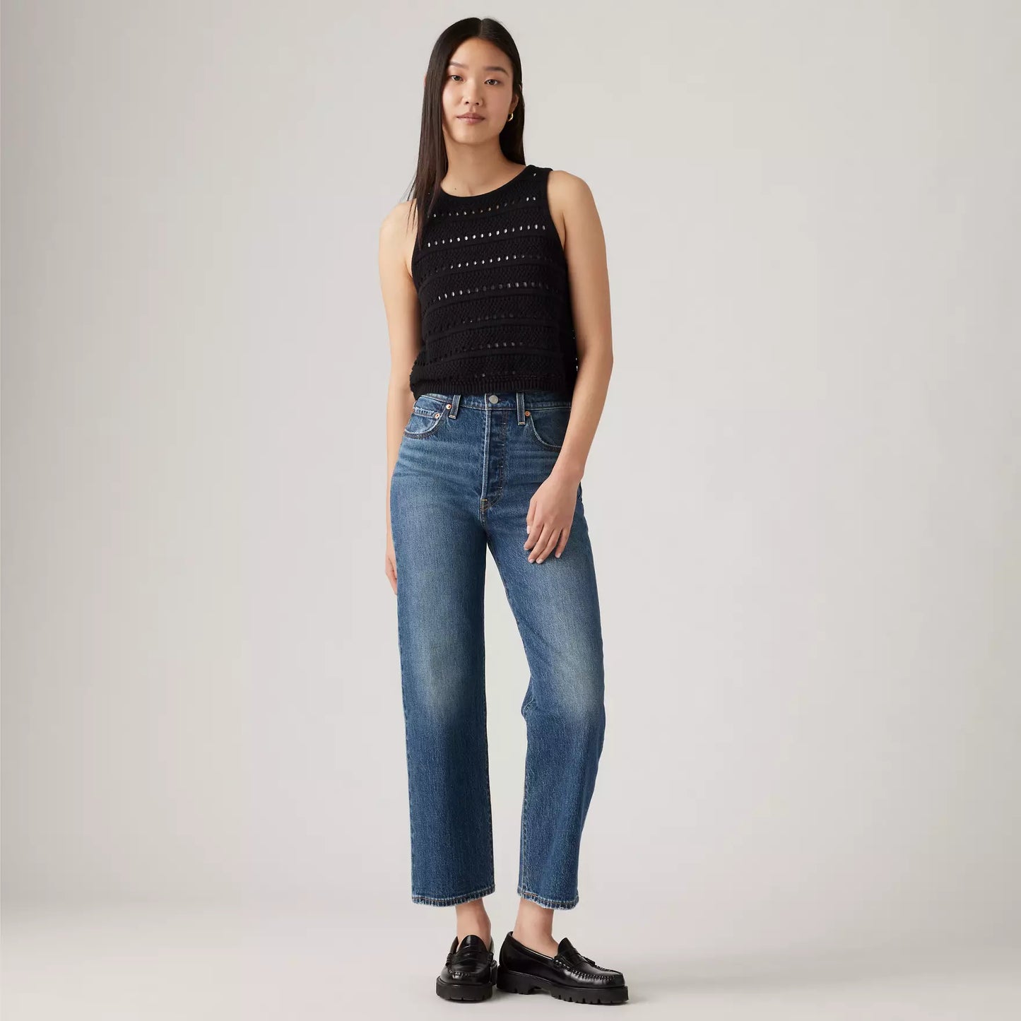 Ribcage Straight Ankle Jeans