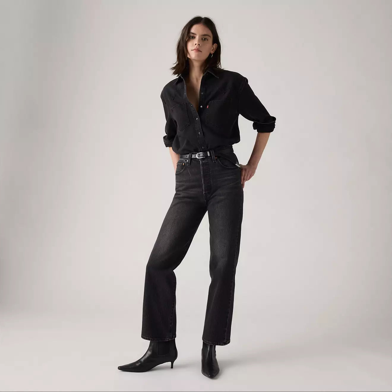 Ribcage Straight Ankle Jeans